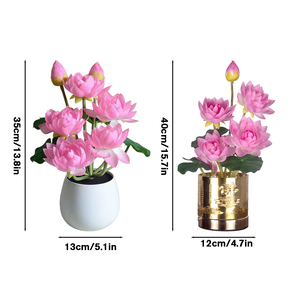 Светодиодная лампа лотоса с 5 головками/7 головками