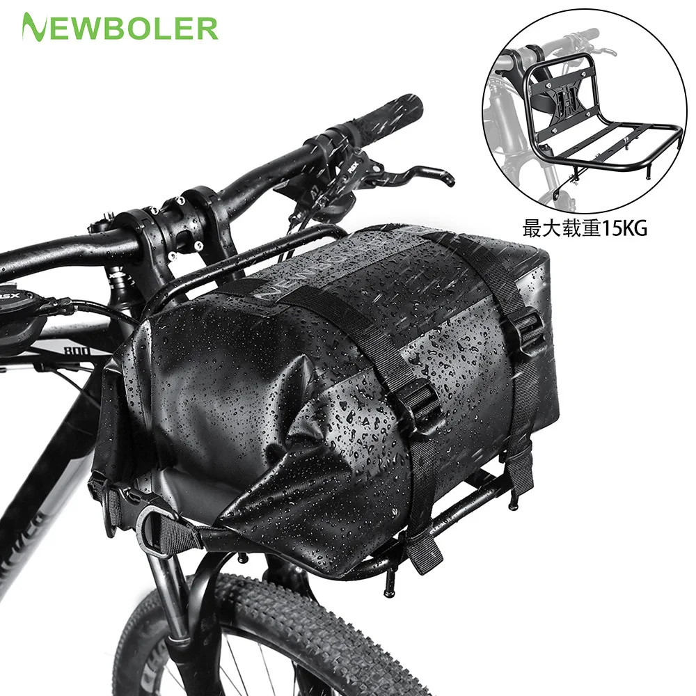 

10/4/6L Large capacity Bicycle front fork bracket storage rack for bicycle bag cargo shelf accessory front bracket waterproofing