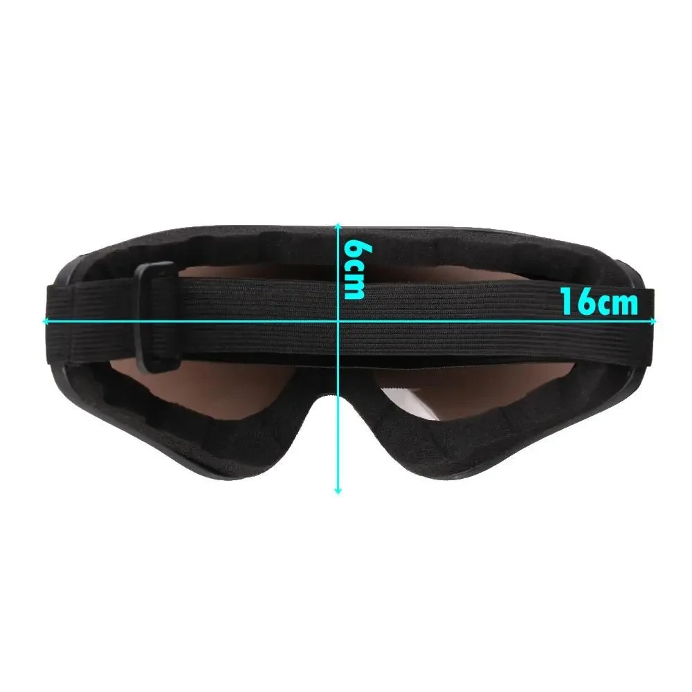 DIZETION 1Pc Winter Winddicht Skifahren Brille Outdoor Sport Brillen Gläser Ski Staubdicht Objektiv Rahmen Sonnenbrille – Detail 11