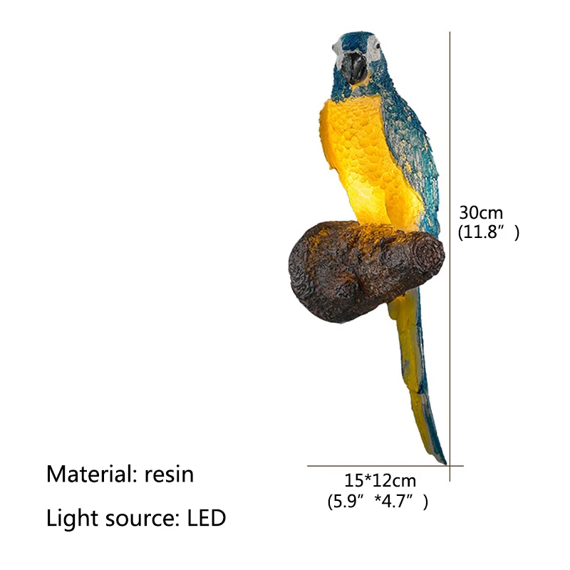 APRIL  Modern Led Wall Mount American Style Creative Animal Gold Sconce Light For Home Decor Living Bedroom Bedside Porch