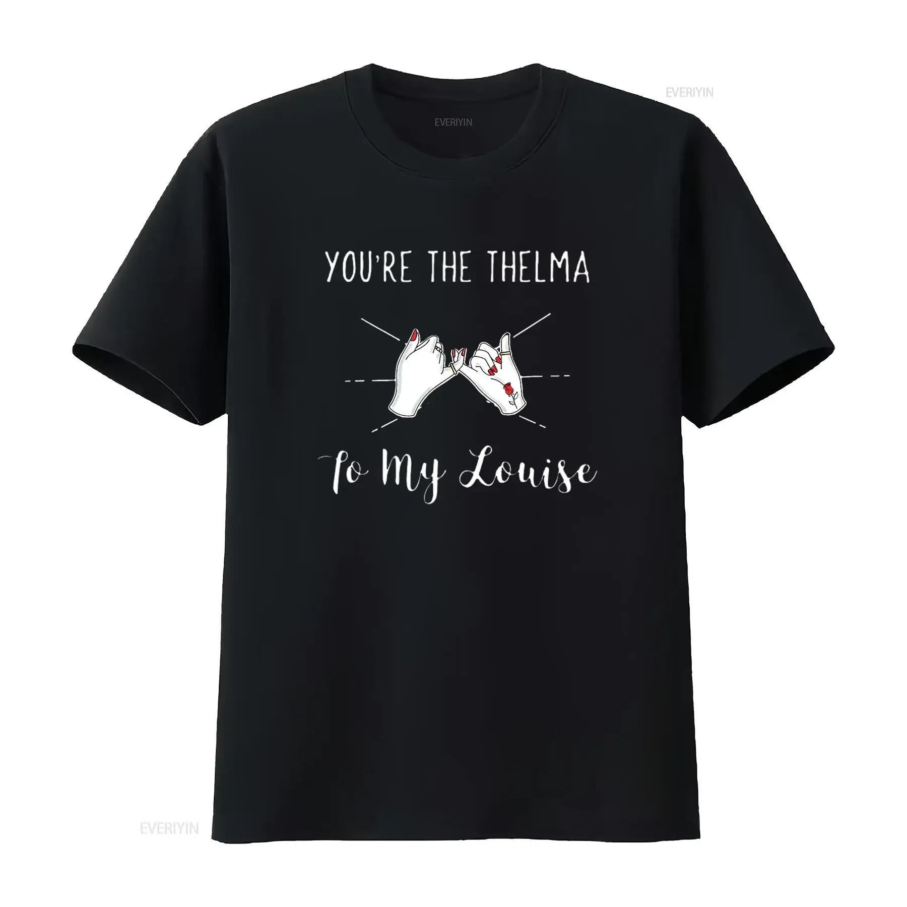 Mens You Re The Thelma To My Louise Girls Best Friend T Shirt Black 2X Large vintage Washed streetwear designer clothes Unisex