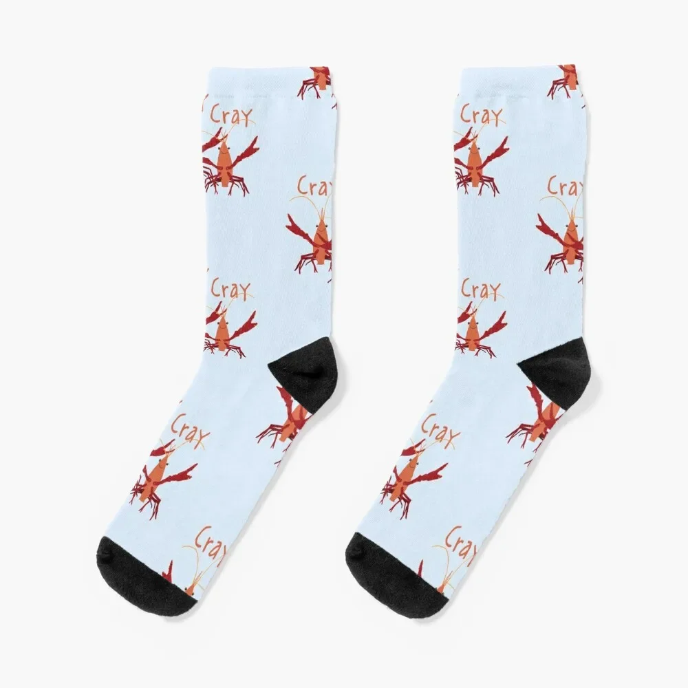 

Cray Cray Crayfish Socks men cotton high quality colored Children's Socks Female Men's