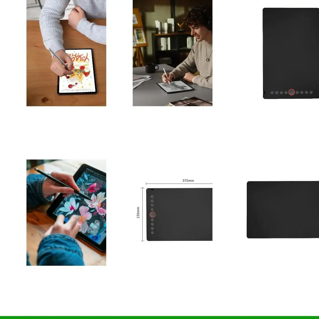 

U55C Digital Board Spacious Graphics Tablet Drawing Pad for Artistic Expression