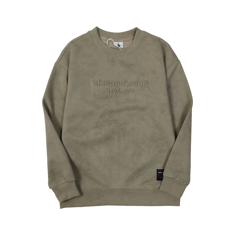 

500g Heavyweight Men's Crewneck Sweatshirt Fall Winter Long Sleeve Pullover Top | Casual Streetwear Hoodies Essentials