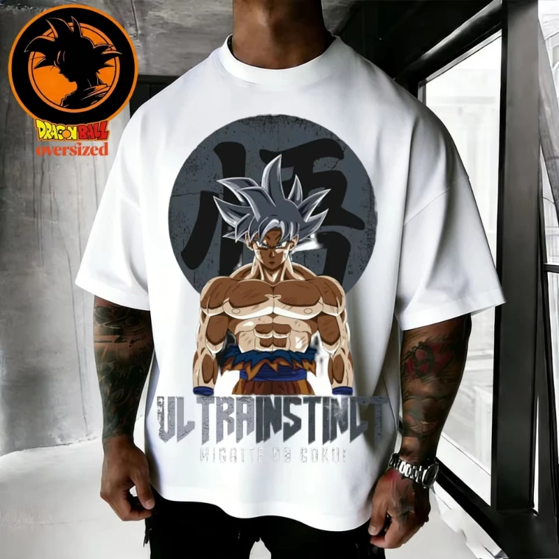 

Летняя футболка унисекс 2026 года в стиле ретро Dragon Ball из чистого хлопка с принтом Вуконга, оверсайз, повседневная, для мужчин и семейного комплекта (родитель-ребенок)