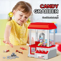Retro Carnival Electronic Mini Claw Machine with Music & 24 Game Modes, Arcade Candy Grab Toy as Ideal Birthday Present