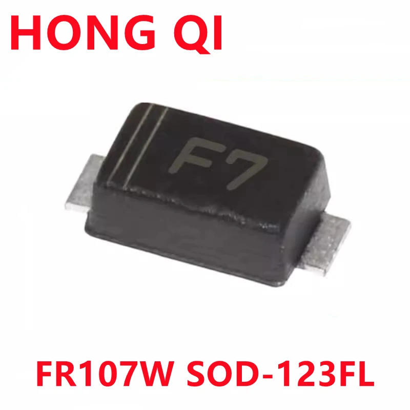 100pcs/lot FR107W 1206 1A 1000V SOD-123FL F7 SMD Fast Recovery Rectifiers Ultra-Thin New original
