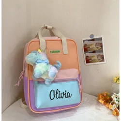 Versatile Travel Backpack Personalized Name Student Lightweight Mommy Bag Kindergarten School Bag Exclusive Your Backpack