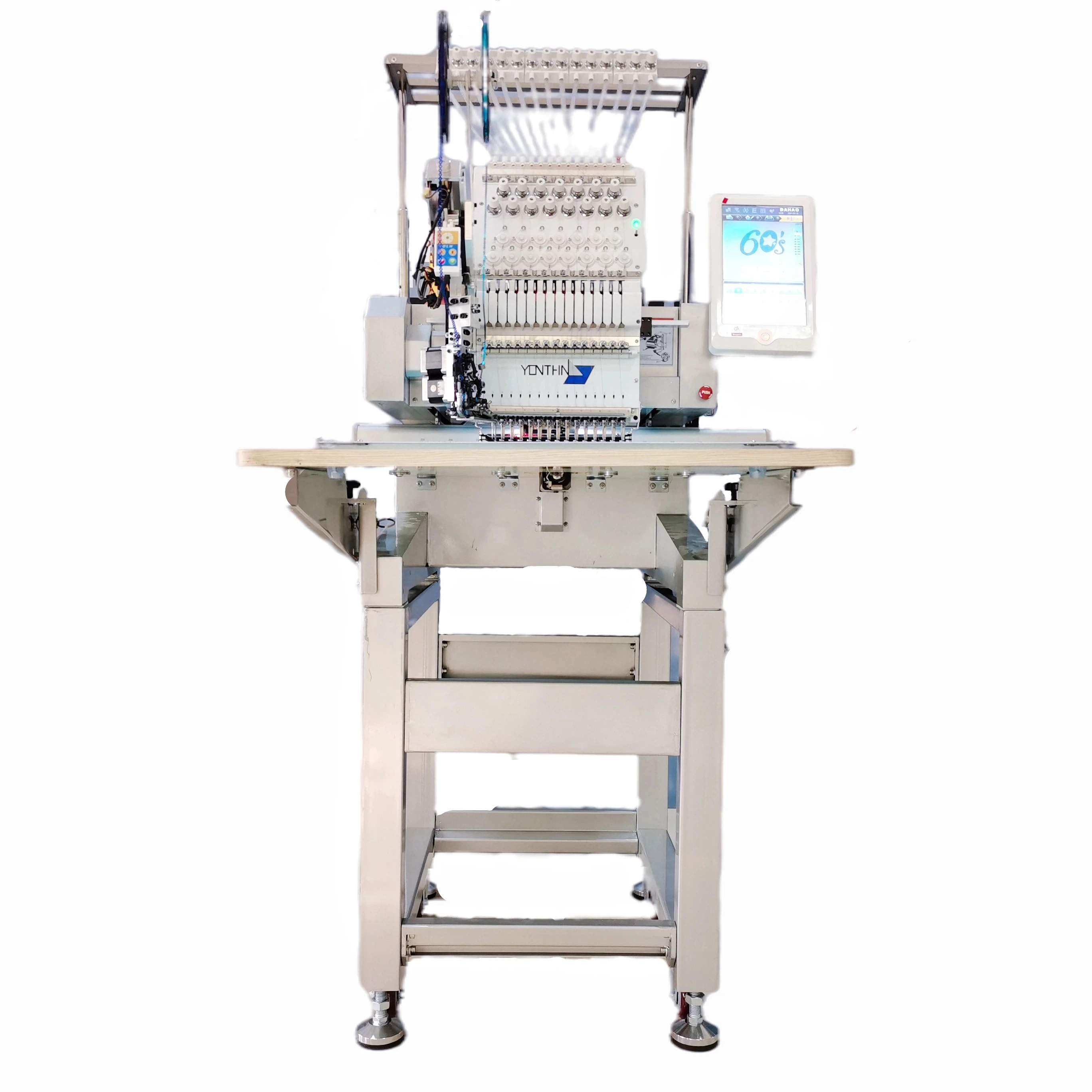 Yonthin 1 Head Mini Computerized Home Use Embroidery Machine with Embroidery Machine Frame for Socks