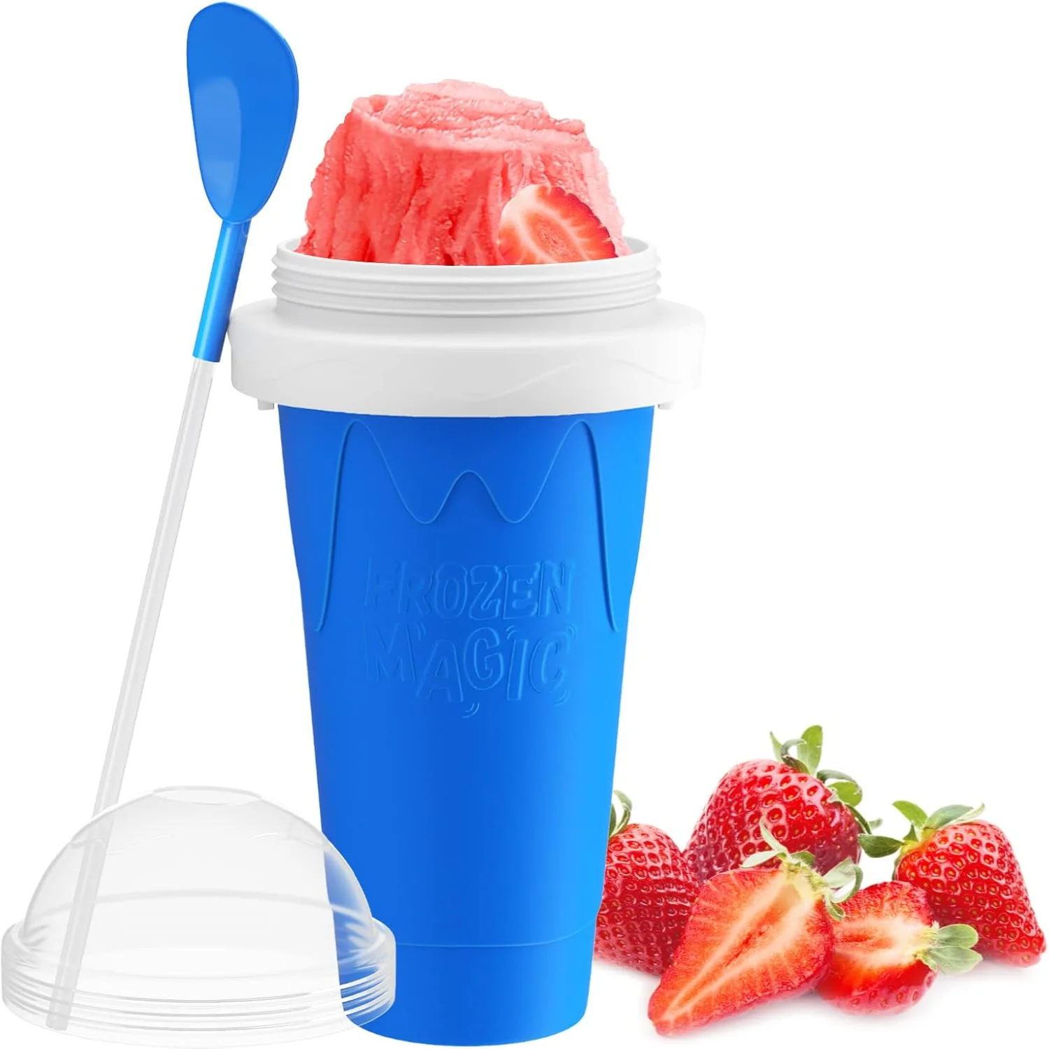 Slushy Maker Cup,   Squeeze Cup Cooling Maker Cup Quick  Smoothies Cup Ice Cream Maker Cup for Children