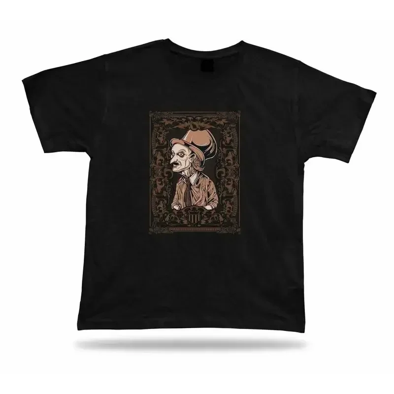 Tshirt Tee Shirt Birthday Gift Idea Ringmaster Creepy Top Hat Portrait Emblam