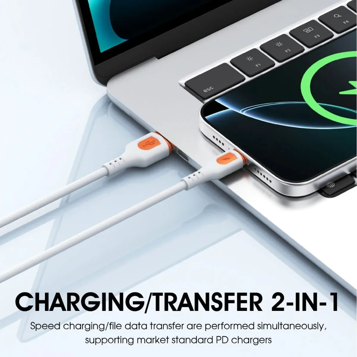 120W Fast Charging USB A to Type‑C Cable High‑Speed Data Transfer Durable Anti‑Break Charger Cord For Xiaomi Samsung Huawei