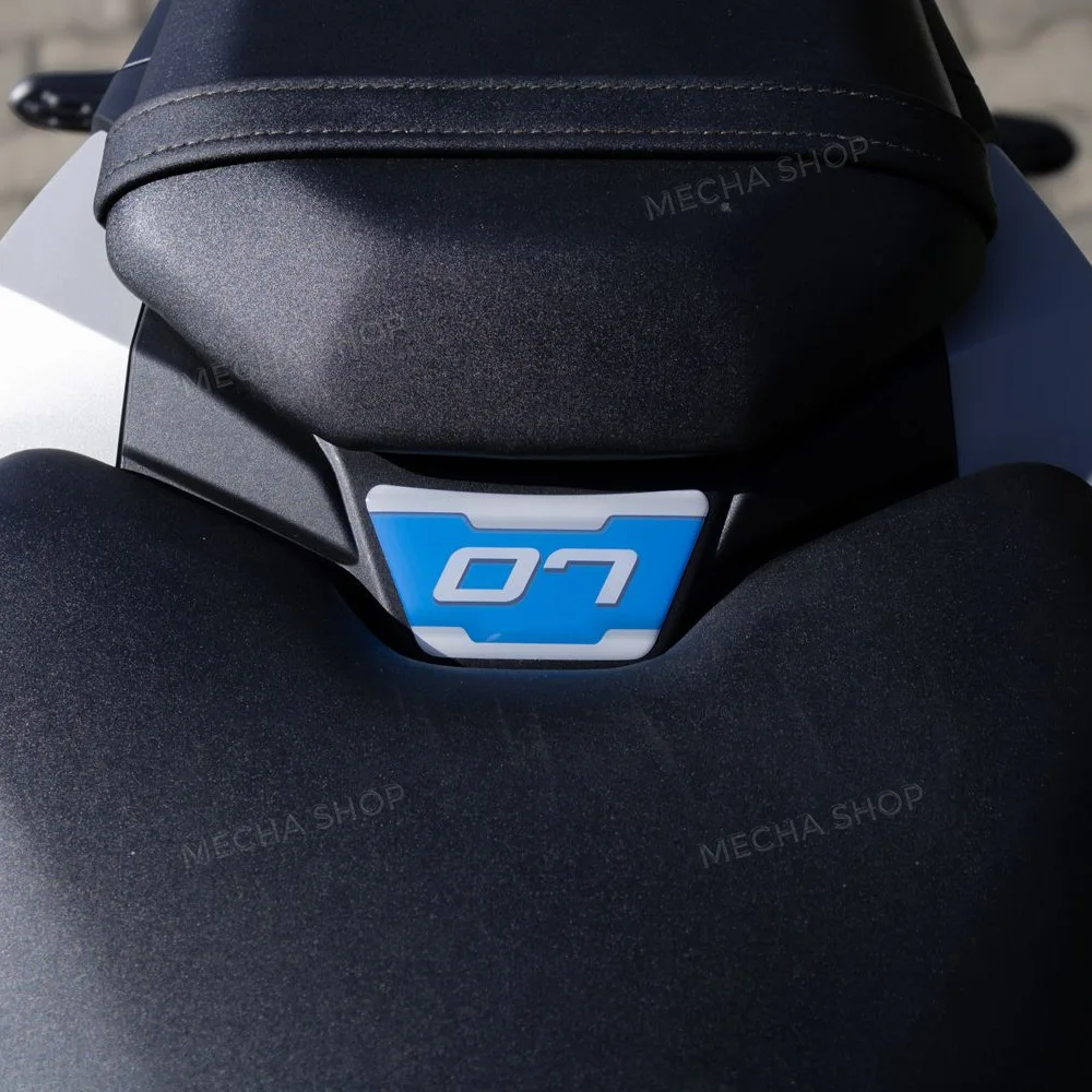 For MT-07 2025 Accessories MT 07 MT07 Motorcycle Back Seat Protective Sticker 3D Epoxy Resin