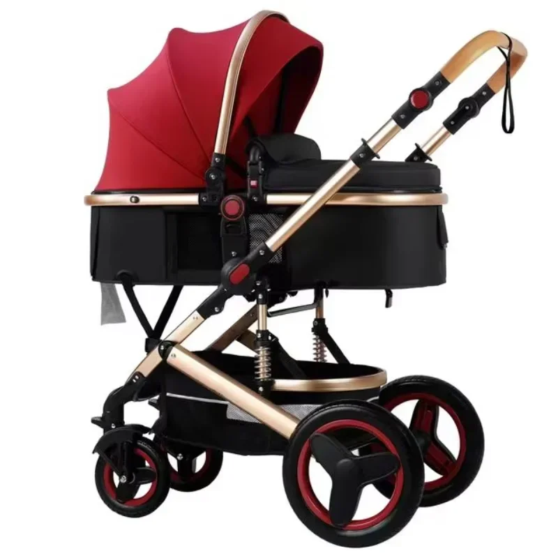 best quality buy China easy foldable Baby jogger newborn Stroller 3 in 1 pram branded foldable 3 pieces for 0-3 years babies