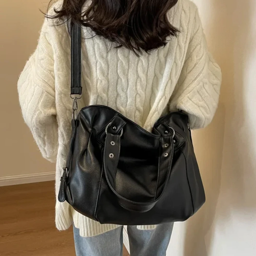 

Female Hobo Handbag Large Capacity Shoulder Bags Big Stylsih Tote Bag Ladies Soft Leather Hobos Messenger Bags Women Сумочки