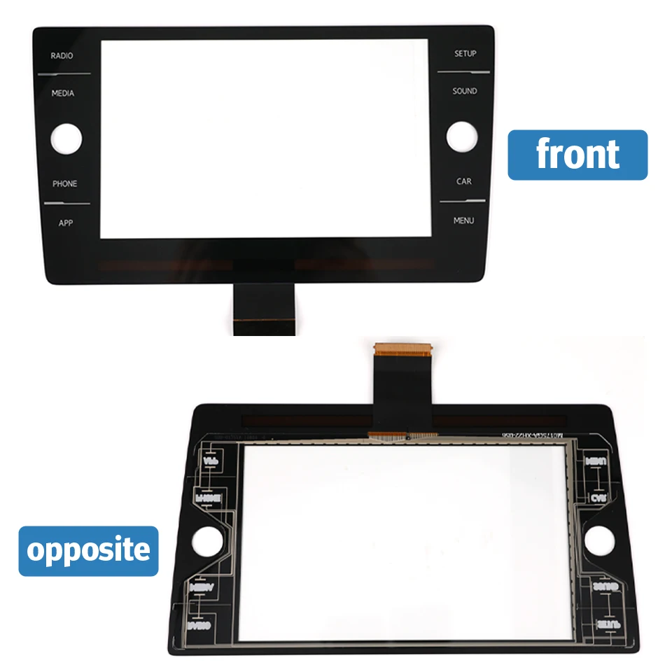 New 8 inch Glass Touch Screen Panel Digitizer 60 Pins for 5G6919605B 5G6919605A for VW Golf MK7 Golf 7 Passat B8 Polo MK6