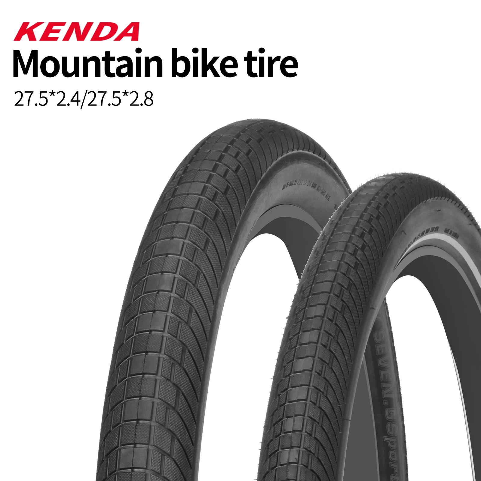 Kenda 27.5 بوصة إطار دراجة هوائية جبلية مطاط متين 60TPI 27.5in * 2.4/2.8 تجارب دراجة الطريق الجبلية سباق الإطارات الخارجية ركوب الدراجات الشتوية #1