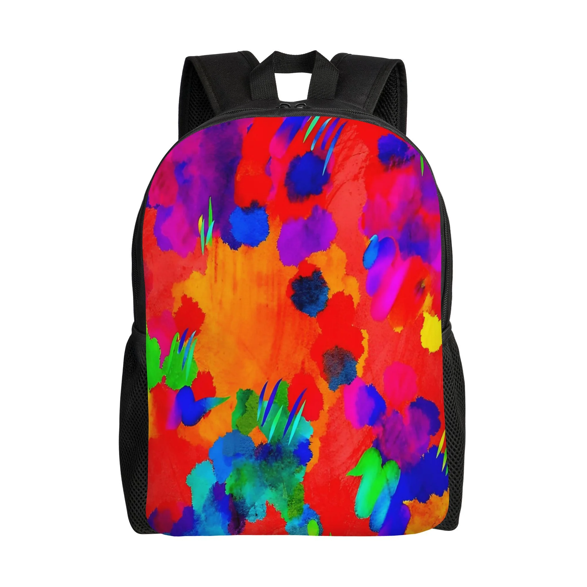 

Backpack, Colorful Styles Crayons Feng Shui Print Pattern 3 Travel Weekend Bag, Adjustable Shoulder Straps