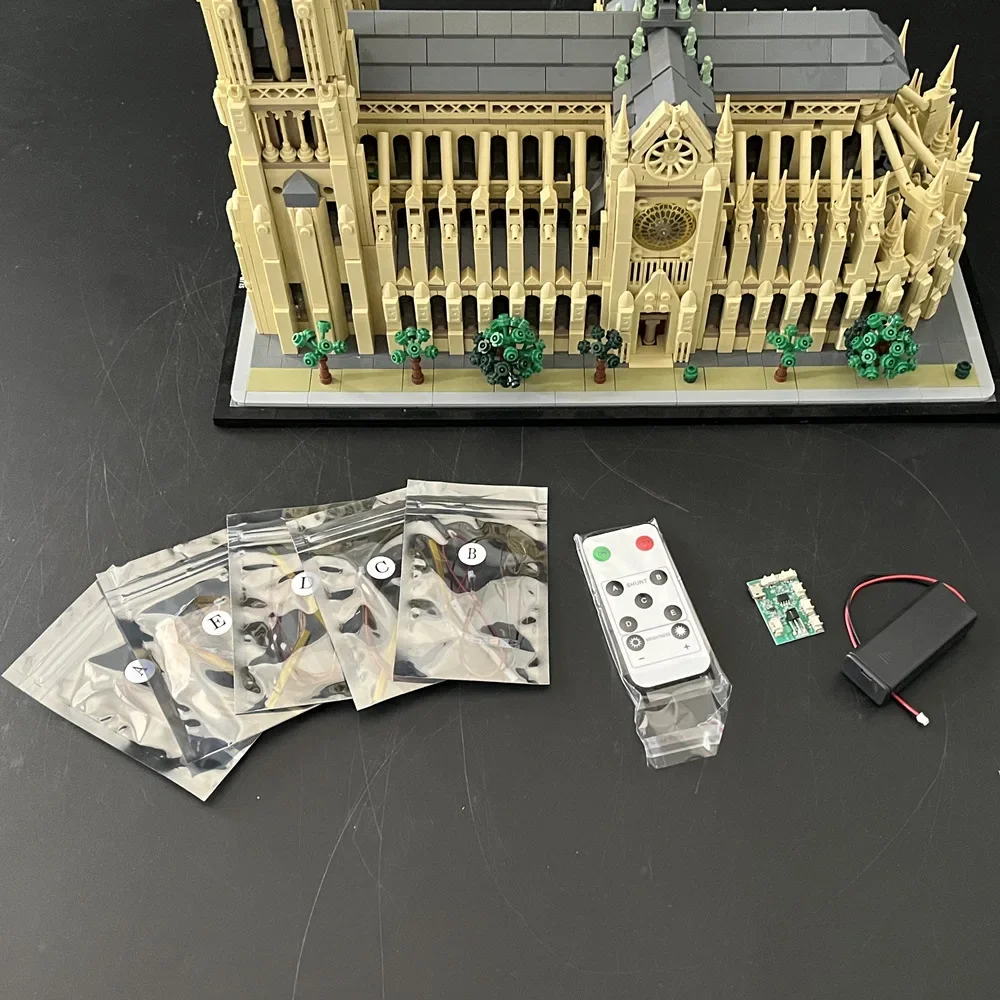 No Model Led Light Kit for Notre-Dame De Paris 21061