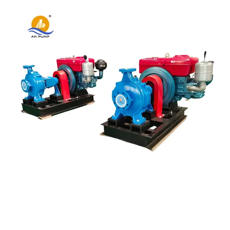 custom for Anpump Horizontal End Suction Single Stage Water Pump Centrifugal Pumps