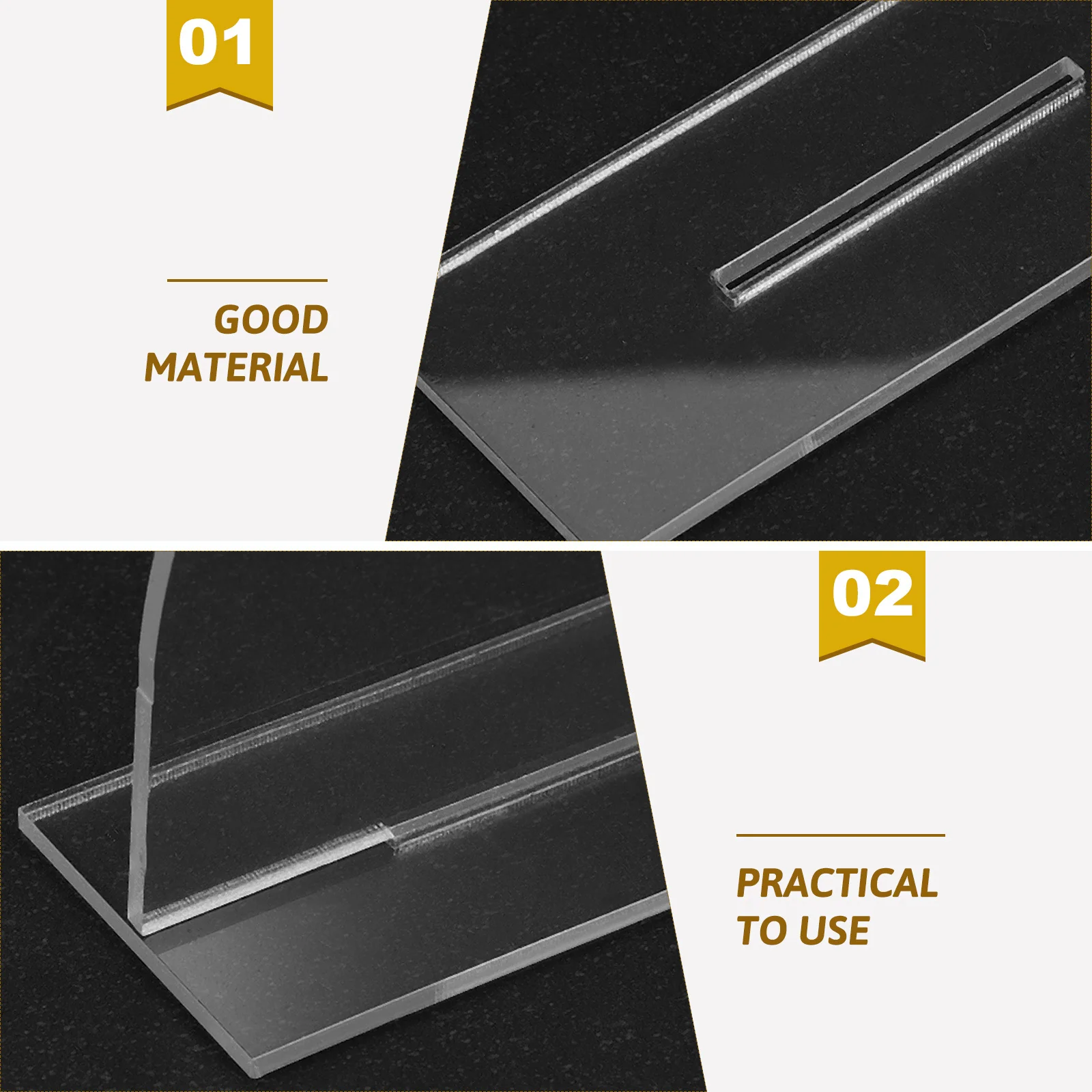 

6Pcs Acrylic Table Sign Clear Wedding Number Signs DIY Party Reception Table Decor Wedding Acrylic Signs Numbers Sign