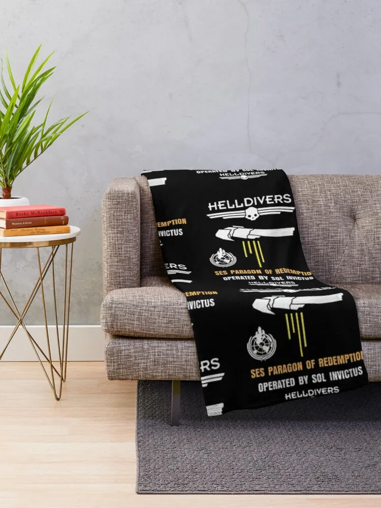 helldivers-2-ses-destroyer-name Throw Blanket decorative anime For Decorative Sofa Blankets