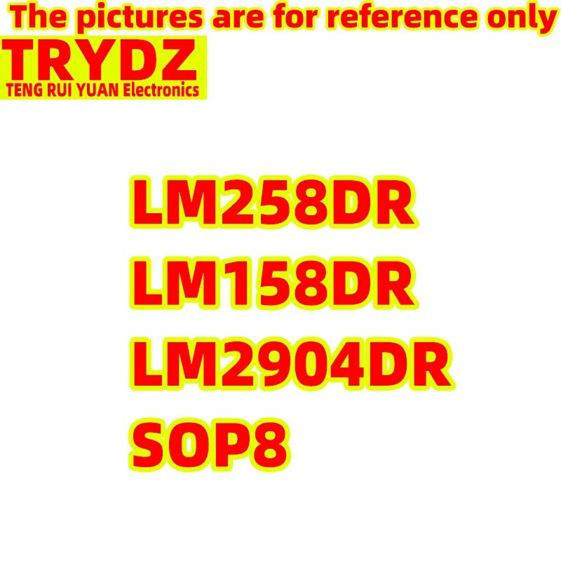 50pcs New LM258DR LM158DR LM2904DR SOP8