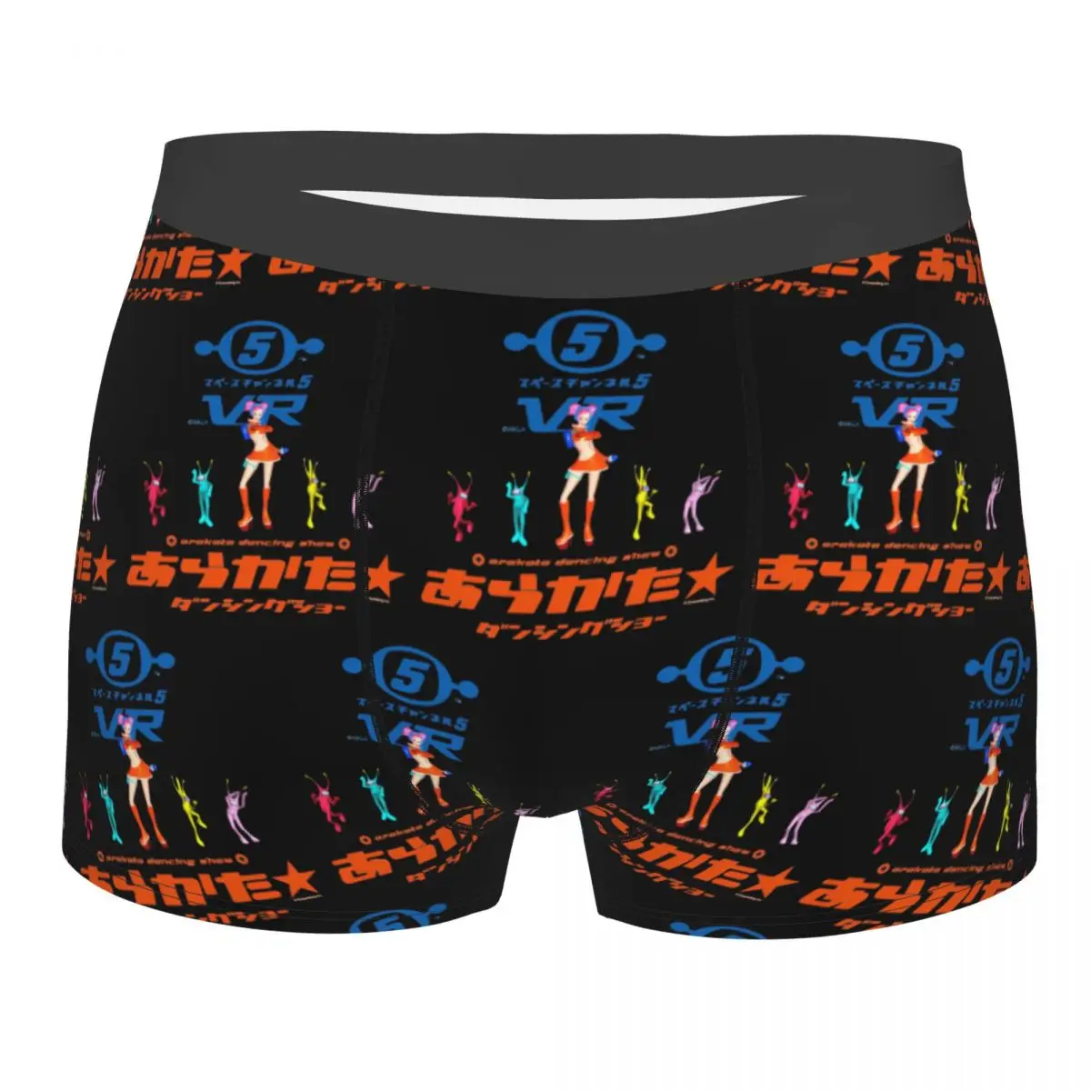 Boxer Underpants Shorts Space Channel 5 Ulalas Swingin Report Show Panties Male Soft Underwear for Homme Man Boyfriend Gift