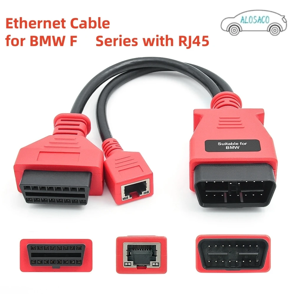 

Ethernet Cable Adapters for BMW F Series Programming Work with Autel MS908 PRO /MS908S PRO/MaxiSys Elite/IM608/IM608 PRO/IM600