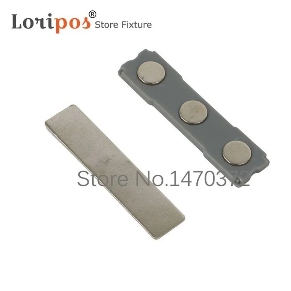 10 pezzi di nome magnetico per badge, metallo metallico, forte porta badge magnetico, porta carte, nome, etichetta identificativa