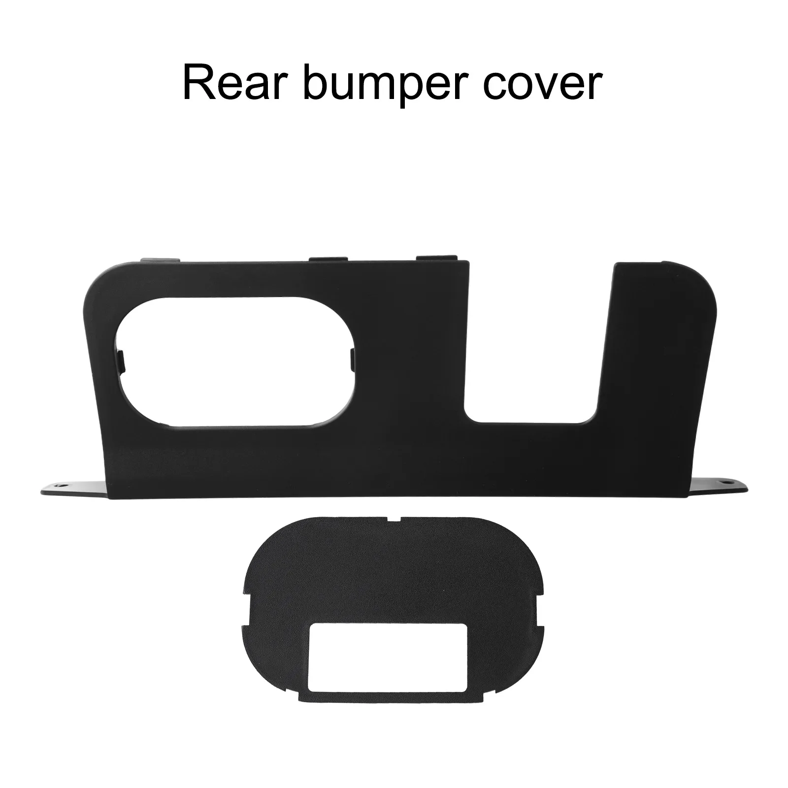 

Trailer Connector Cover Rear Bumper Cover Custom Fit For 2022-2025 4 Pin And 7 Pin Connector As Shown In The Figure