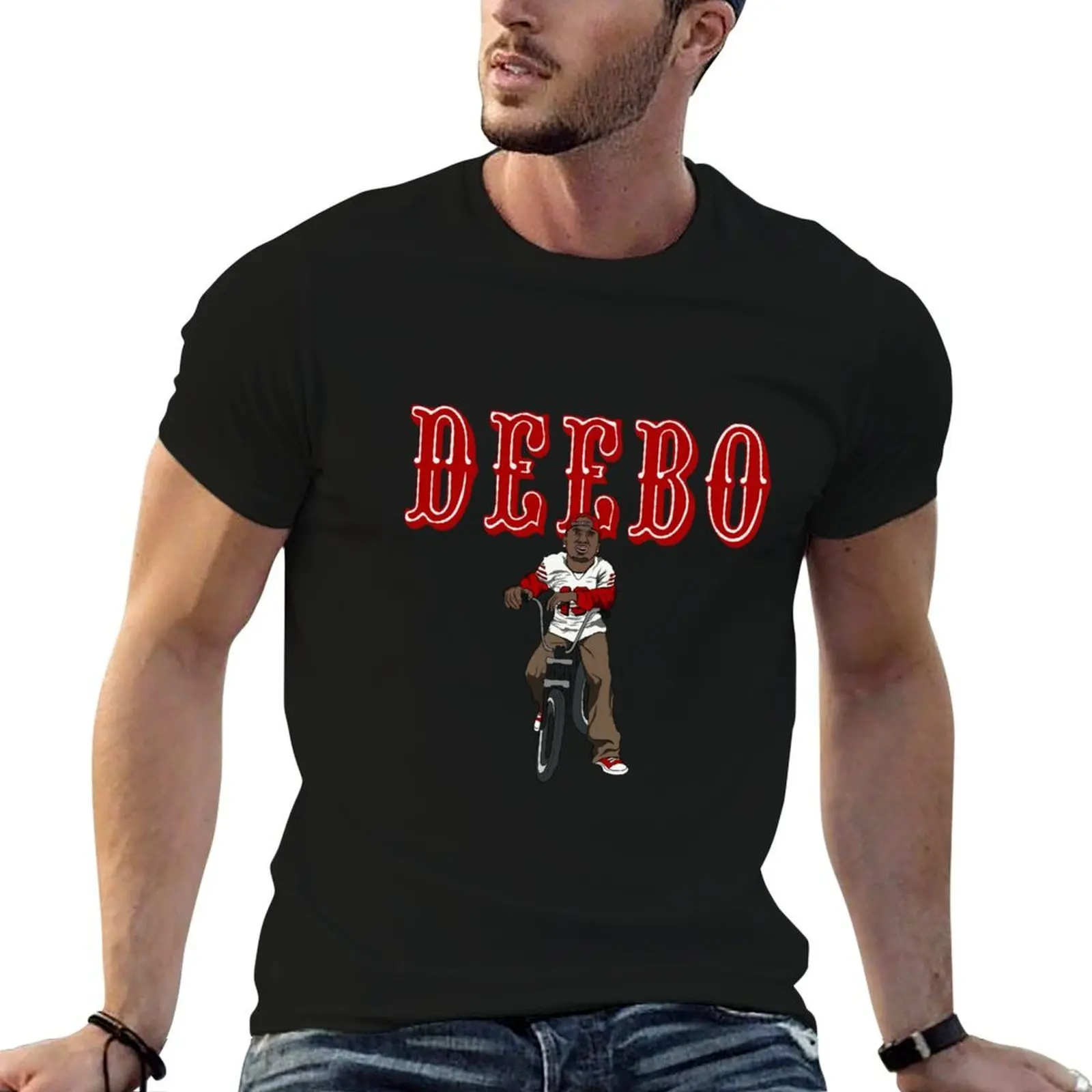 Who wants some of deebo T-Shirt t shirt man cotton g man t shirts for men man t shirt cotton high quality T-shirt