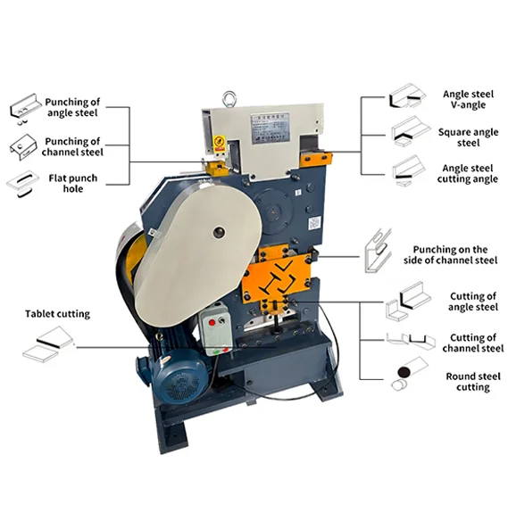 سهل التشغيل، أداة قطع فولاذية قوية وسهلة الحركة، قطع وثقب مزدوج متعدد الوظائف #5