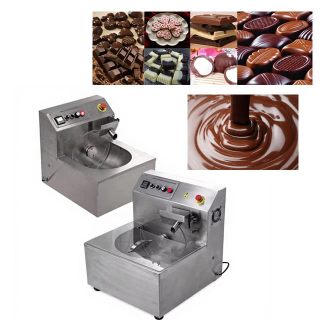 Industrial Chocolate Melting Tempering Machine Stainless Steel 304 High Efficiency Accurate Temperature Control New Nuts