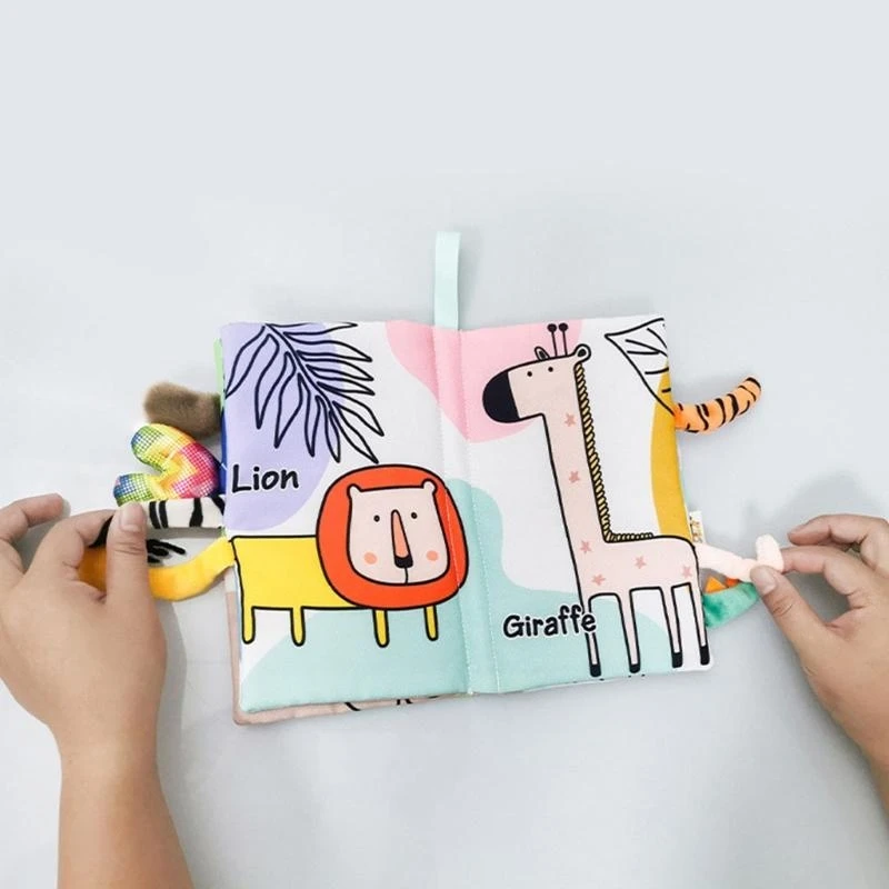 Libro a prueba roturas para suelo, libro con espejo, libro educativo 3D para centro actividades, recién nacido,