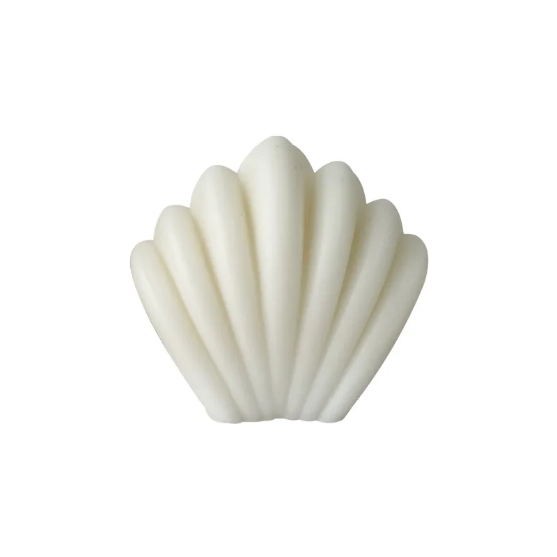 Shell aromaterapia candela stampo in Silicone irregolare 3D Shell gesso stampo da forno in Silicone