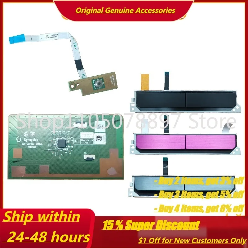 Placa de Botões Esquerdo e Direito do Touchpad para DELL Inspiron 14R 3421 5421 3437 5440 5437