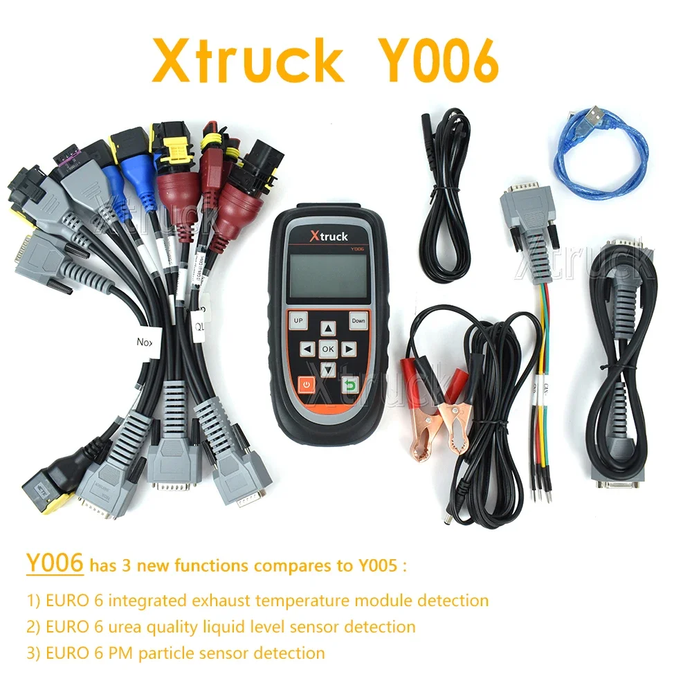 Xtruck Y006 for Universal Trucks Detection NOx Nitrogen Oxygen Urea Level Test for CAN Node Accurate Search