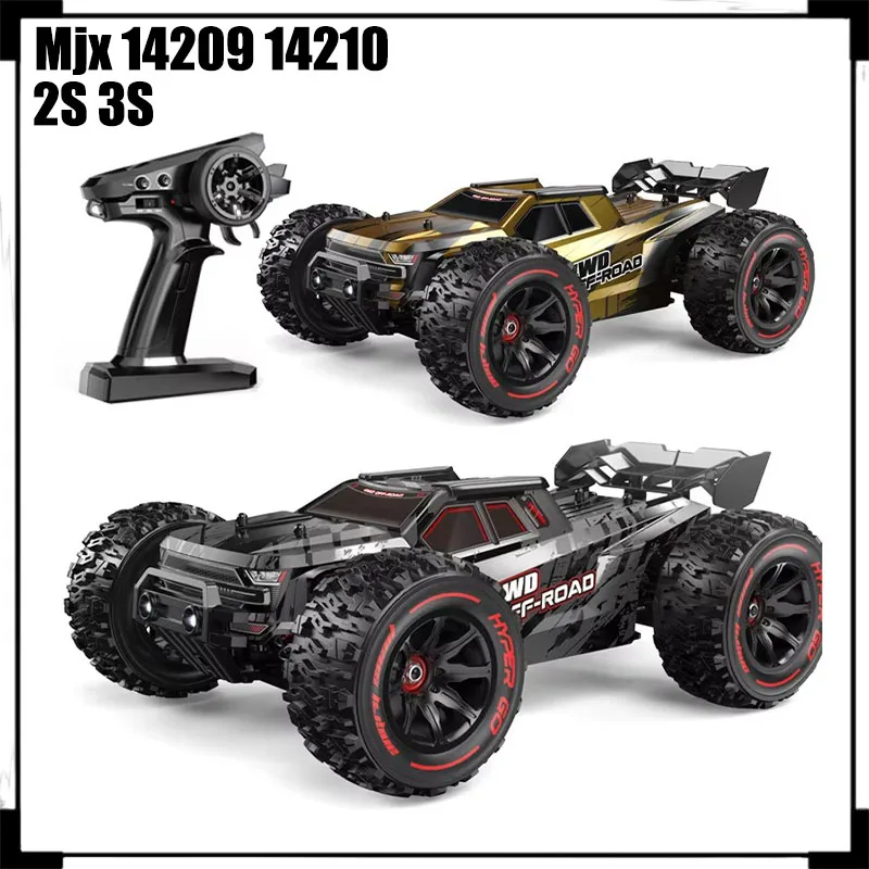 Hyper Go 75km/H Mjx 14209 14210 V2.0 1/14 Rc Car Brushless 2.4g Remote Control 4wd Off-Road Racing Rc Truck Electric Hobby Toy