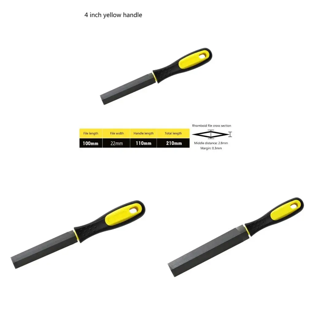 Professional Woodworking Sharpening Hand Tool 4/5/6 Inch Pruning File