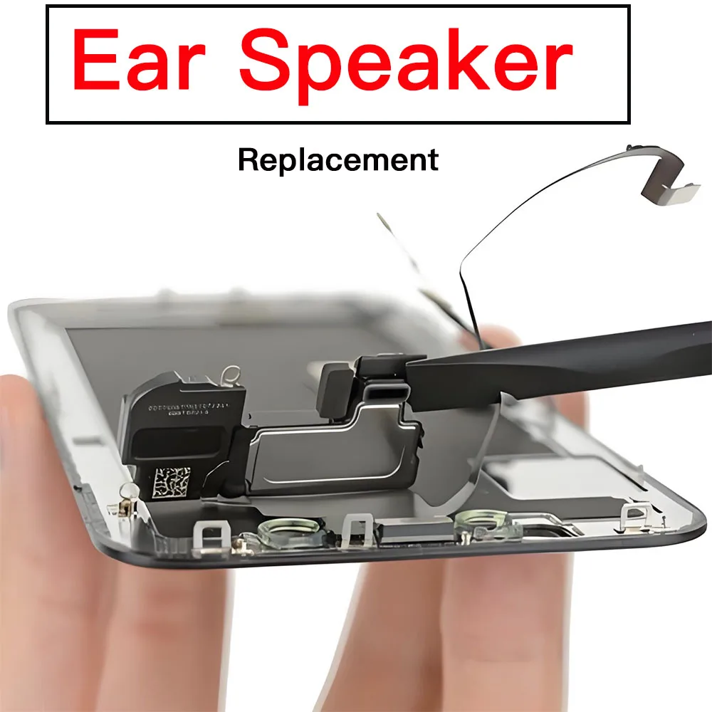 Ear Speaker For iPhone X XR XS 11 Pro Max Earpiece With Flex Cable Replacement NO Face ID