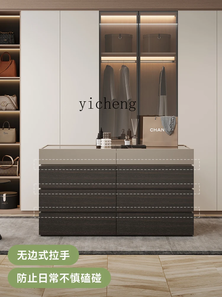 High-Grade Double-Sided Display Stand Home Lockers Cloakroom Display Storage Floor Chest of Drawers Storage Integrated