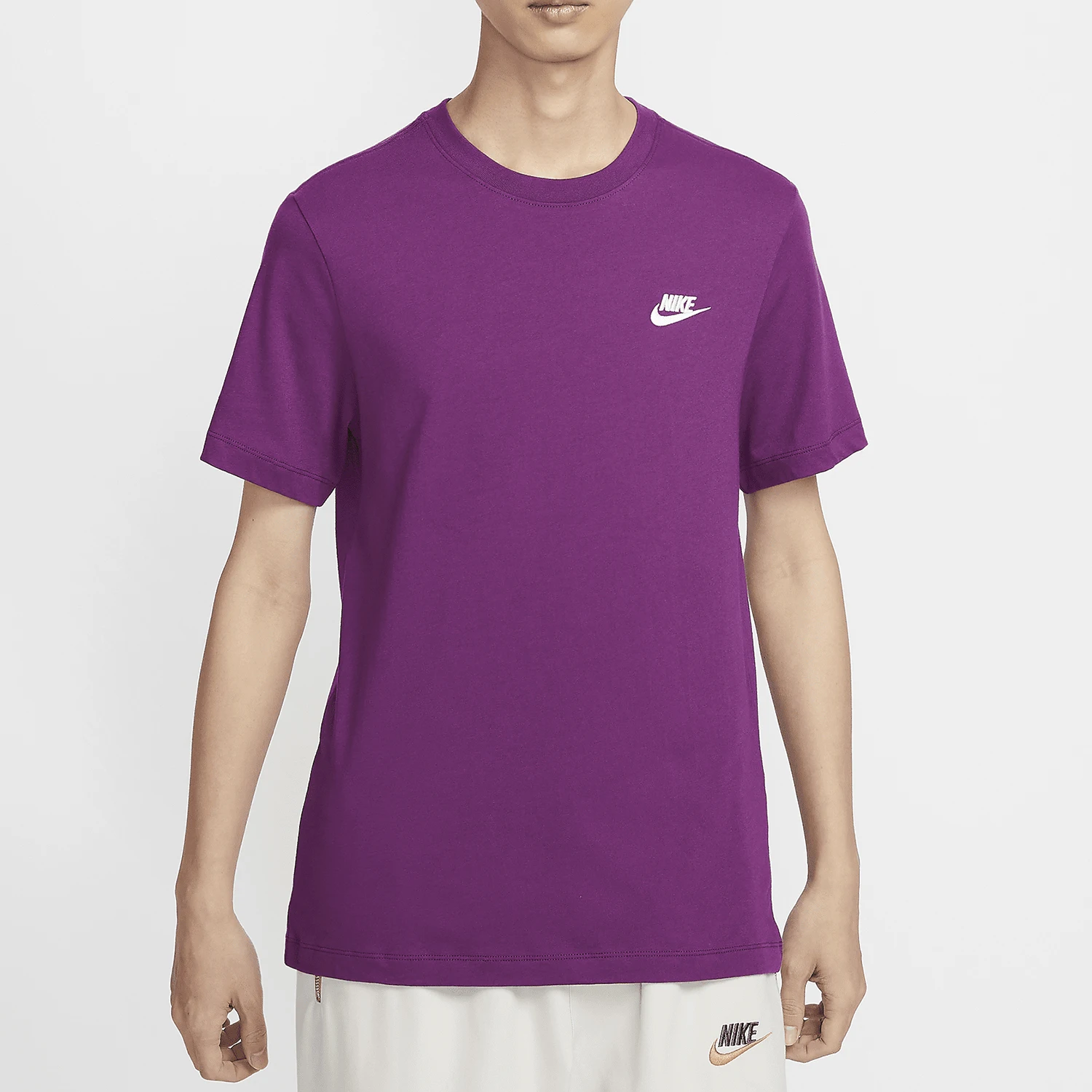 

Оригинальная мужская дышащая футболка с коротким рукавом Nike Sportswear Club AR4999-504