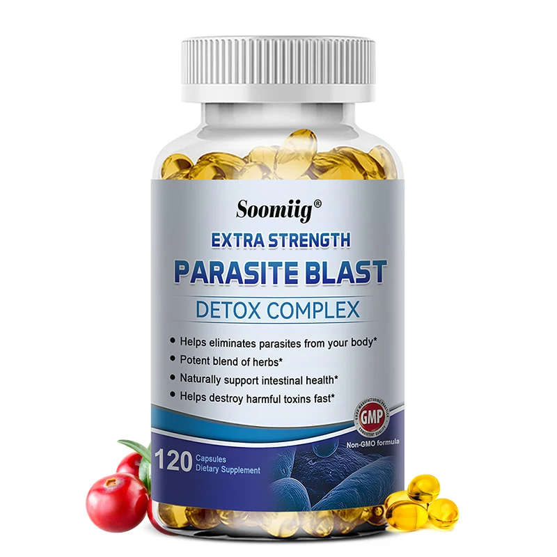 

Parasite Blast - Bowel Cleansing Supplement, Digestive Health, Immune Health, Parasite Removal, and Improve Digestion