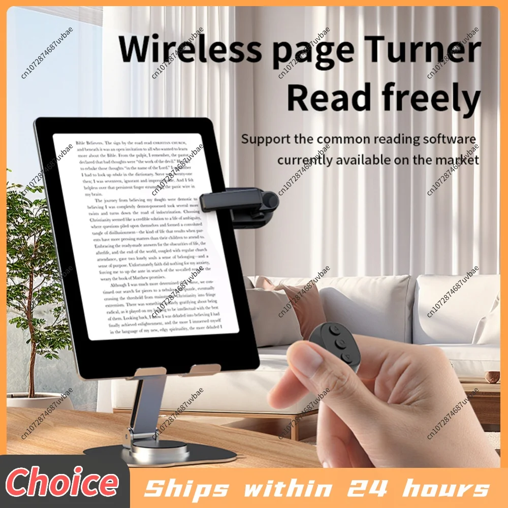 Remote Control Page Turner Scrolling Ring Wireless Finger Shutter Remote Control Camera Remote Clicker for Kindle Paperwhite