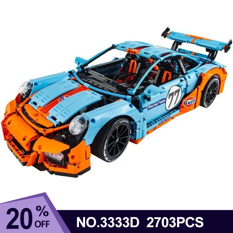 

3333D Technical Super Sports Car Compatible 42056 Buidling Blocks Bricks Educational Puzzle Toys Gift