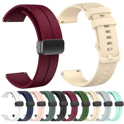 20 22mm Magnetic Buckle Band For HUAWEI WATCH 4 GT 4 3 46/42mm Sports Silicone Strap HONOR Magic Watch 2 GS Pro ES Soft Bracelet