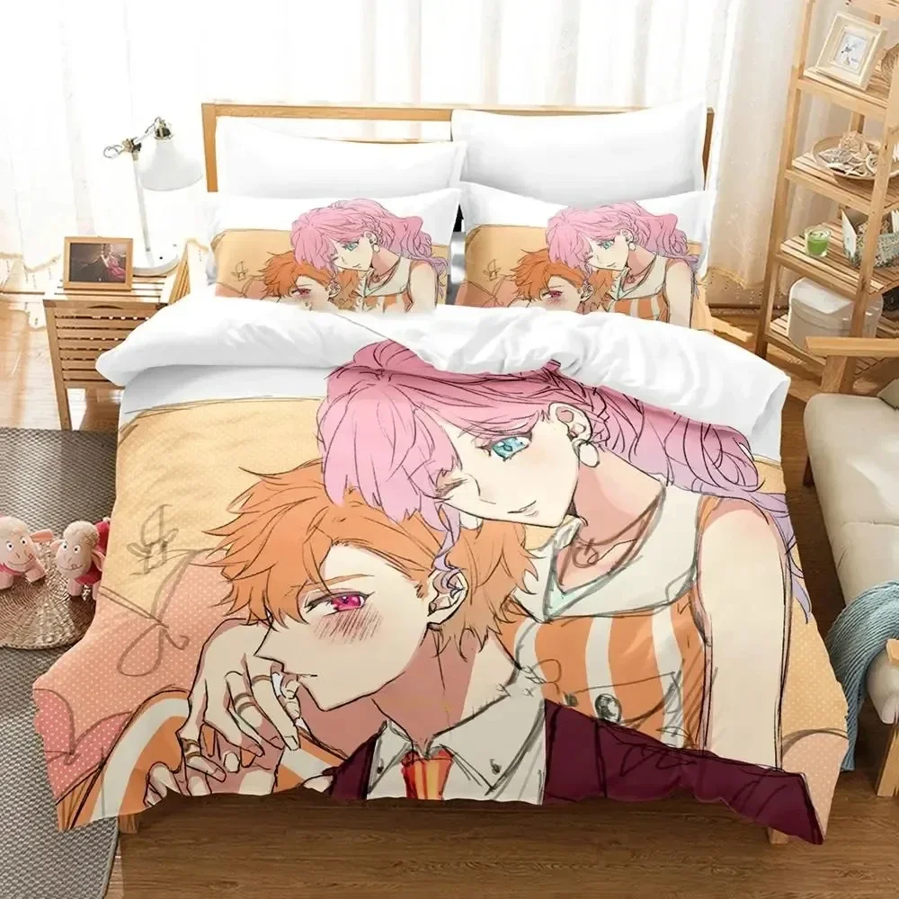 Anime Game Cupid Parasite Bedding Set Duvet Cover Bed Set Quilt Cover Pillowcase Comforter king Queen Size Boys Adult Bedding