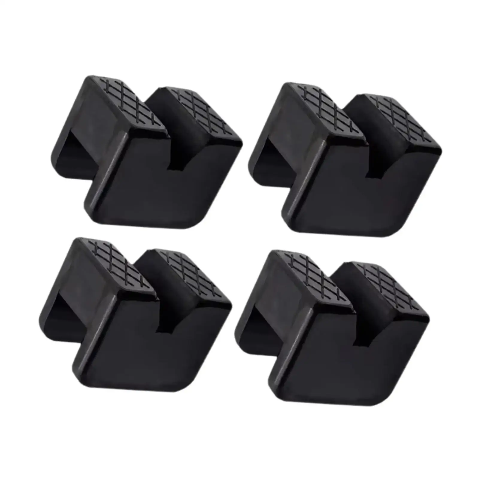 

4 шт., адаптер для подставки для домкрата, адаптер с прорезями, противоскользящий подъемник, резиновая прорезная рама, защита от сварных швов для подставки оси