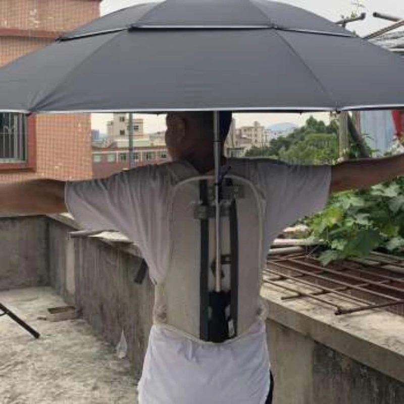 Handless backpack, photography umbrella, oversized sun shading, tea picking umbrella, foldable and backpackable lazy umbrella